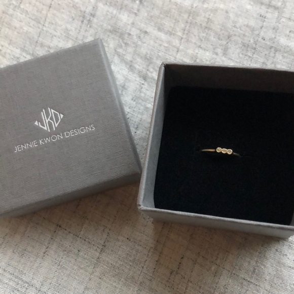 Jennie Kwon Designs – Three Bezel Ring - Picture 5 of 9
